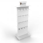 POP Sock Display Stand Double Sided Wooden Retail Sock Display Rack For Clothes Shop for sale