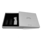 Free Sample White Lid and Base Cardboard Gift Box for Parfum Essential Oil Skin Care Products Perfume Bottle packaging for sale