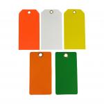 Blank PVC Tag Vinyl Waterproof Printed Logo Plastic Tag for Gift Luggage for sale