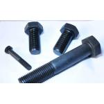 Durable Hex Head Bolt Black Plating Type With UNC UNF / BSW Thread for sale