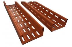 China 200mm Pre Galvanized Cable Tray Stainless 1.2mm Thickness Perforated supplier