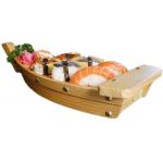 Double Layers 24.5*11.5cm Sushi Boat Tray For Restaurant for sale
