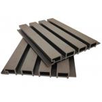 Outdoor Siding Fluted WPC Cladding Panels Wall Cover Wood Plastic Composite for sale