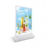 A4 Table Stand Menu Display Board Panel Advertising Rechargeable Light Box for sale