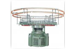 China 5.5KW Auto Striper Circular Knitting Machine , 2.5T Single Jersey Knitting Machine supplier
