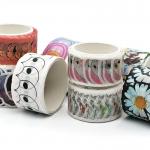 Acrylic Adhesive Personalizados Japanese Washi Tape for sale