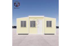 China Soundproof Thermal Insulation Foldable 20ft Container Collapsible Prefab Homes supplier