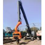 Custom Hydraulic Excavator Pile Driving Arm , Long Reach Foundation Drilling Boom for sale