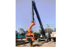 China Excavator long reach Vibrating Pile Driving Arm For Construction Piling Solutions supplier