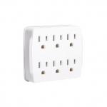 Wall Power Socket And Wall Tap One Input 6 Outlet UL cUL passed for sale