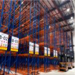 Customized Steel VNA Pallet Rack / Heavy Duty Industrial Pallet Racking