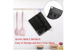 China ODM Silicone Spoon Rest 4 Slot Design Multifunction Spillresistant supplier