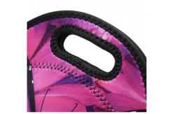 China Butterfly Design Waterproof Neoprene Cooler Bag SBR Insulated Lady Tote Customized supplier