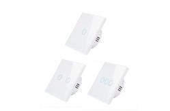 China 0.1mW Smart Light Switch Schedule 86×86mm Smart On Off Voice Control supplier