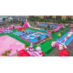 Customizable PINK THEME INFLATABLE WATER PARK for Your Water Park Business for sale