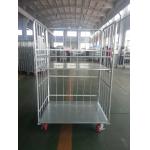 ISO 4 Ways Entrance RAL Color Galvanised Roll Logistic Trolley for sale