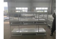 China Customized Portable Stacking Racks Easy Mobility With Caster Wheels supplier