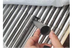 China SS316 Perforated Rectangular Steel Tube For Purify Liquids And Sieve Materials supplier