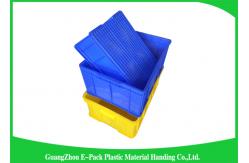 China Logistics Bins Plastic Stackable Containers Moving Crates Boxes supplier