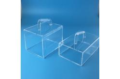 China Quartz Apparatus Quartz Glass Products Pickling Tank With Handle supplier
