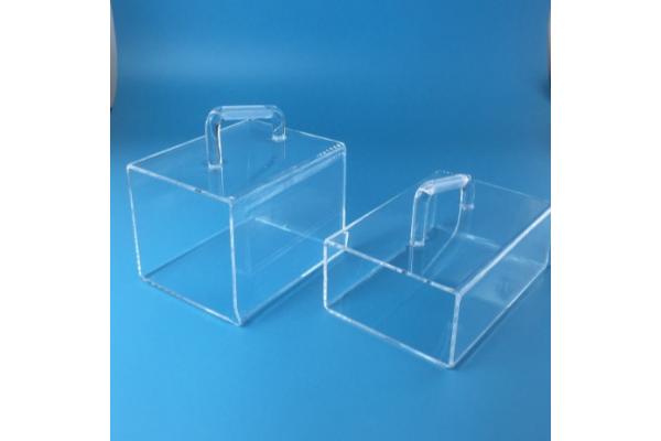 Quartz Apparatus Quartz Glass Products Pickling Tank With Handle