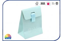 China 190gsm Coated Paper Gift Bag Simple Custom Print With Smooth Ribbon Handle supplier