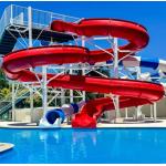 Adult Swimming Pool Water Theme Park Riders, Fiberglass Pool Slides Combo For Resort, Hotel And Water Park for sale