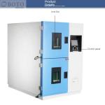 R404A / R23 Thermal Shock Test Chamber, -40C~150C Two Zone, 10s Conversion Time for sale