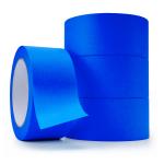 Rubber Glue 14 Days UV Resistant Easy Removal Painter Light Blue Color Masking Tape for sale