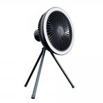 Outdoor Mini Tripod Fan 9000mah Battery 4 Speed Camping Tent Fan With LED Lights for sale