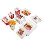 Product Style Burger Box Recycled Fast Food Takeaway Boxes with Customized Design for sale