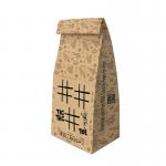 Kraft Paper Side Gueest Bag Heat Seal Compostable Brown Paper Packaging Bag For Rice Nuts for sale