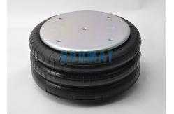 China 3B14-374 Industrial Suspension Rubber Air Spring Goodyear Triple Convoluted Air Bellow Bag supplier