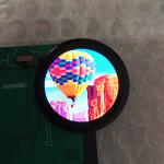 1.3 Inch Round AMOLED Display Module With Touch Panel,  360X360 Resolution QSPI Interface, for sale