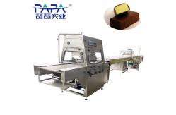 China Wafer Chocolate Enrobing Machine With Cooling Tunnel Chocolate Enrobing Line supplier