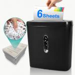 Cross cut paper shredder for home office with 11L waste basket bin c502p for sale