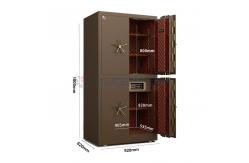 China Dual Alarm Heavy Vault Safe Box Door Biometric Fingerprint Lock Can Movable supplier