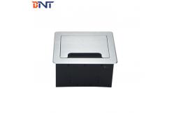 China Multifunctional power data grommet Brush Table Mount Embedded Desktop Brush Flip Up Socket supplier
