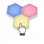 RGB Modular Touch Sensitive Wall Lights for sale