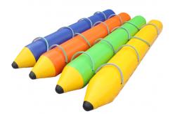 China EN14960 0.6mm PVC pencil Custom Made Inflatables supplier