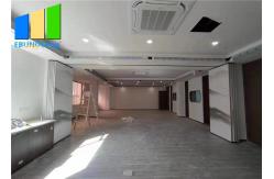 China Temporary Soundproof Operable Divider Aluminum Profile Sliding Folding Partition supplier