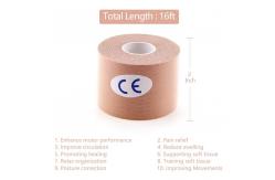 China Non Sterile Breathable Athletic Elastic Kinesiology Tape supplier