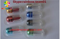 China Bullet Sex Plastic Pill Bottles , hexagon plastic pill containers penis shape supplier