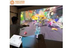 China Holographic 3400 LM Interactive Wall Projection Beam Interactive Game supplier