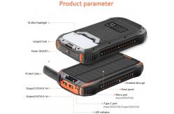China 26800mAh Portable Solar Powerbank With Wireless Function IPX7 Waterproof supplier