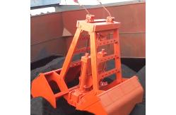 China 12 Cubic Radio Remote Control Clamshell Grabs For Marine Ship Crane supplier