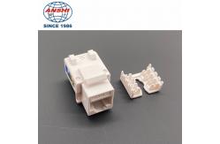 China 90 Degree Network RJ45 Keystone Jack Cat6A UTP 8P8C With Gold Plating supplier