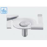 Twist Clips Steel Light Fixtures , White / Customized T Bar Attachment Clip for sale
