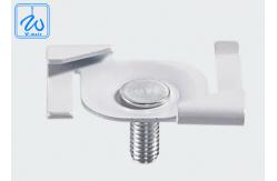 China Twist Clips Steel Light Fixtures , White / Customized T Bar Attachment Clip supplier