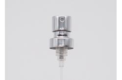 China 13mm 15mm Cosmetic Crimp Perfume Bottle Spray Pump Shiny Silver With Step Collar supplier
